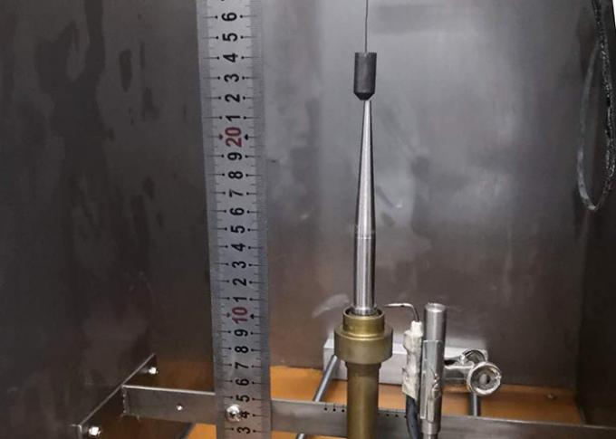 IEC60332-1-2 Stainless Steel Test Chamber For Vertical Burning Of Single Insulated Wires Or Cables 2