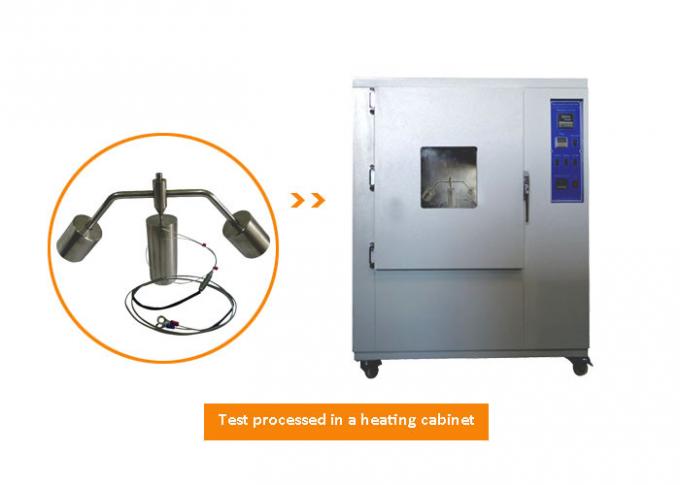 IEC60884-1 Switch Life Tester For Insulation Parts Thermal Resistance 20N Ball Pressure Test 0