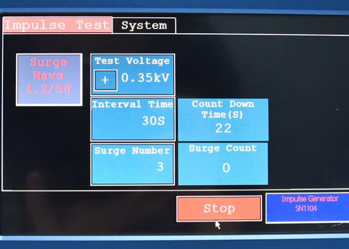 Integrated Impulse Voltage Test Apparatus 1.2 /50 µs 10/700 µs 0