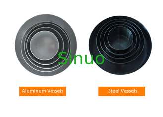 Aluminum Vessels and Low Carbon Steel Vessels Φ110mm Φ145mm Φ180mm Φ220mm Φ300mm