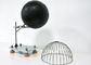 Wire Frame 200mm Dull Black Painted Wooden Sphere Device IEC 60335-2-23
