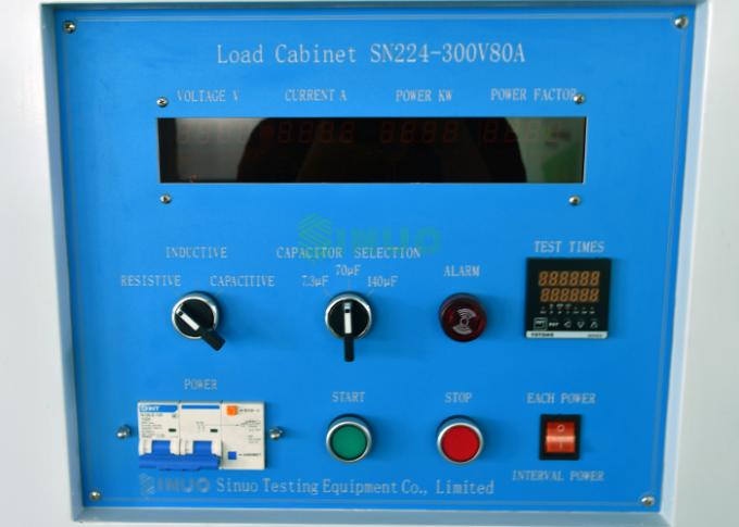 IEC 62196 80A Load Cabinet For Switches Plugs And Sockets Breaking Capacity Test 2