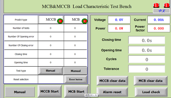 IEC60898-1 Circuit Breaker Mechanical And Electrical Life Testing Machine 0