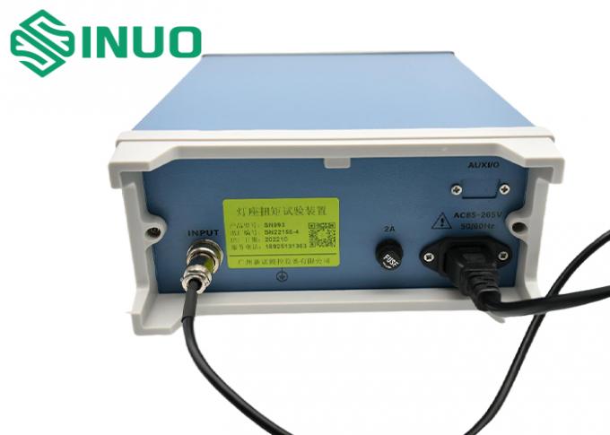 IEC 60598-1 Lamp Holder Rotational Digital Torque Test Machine For Bulbs LCD Dispaly 1
