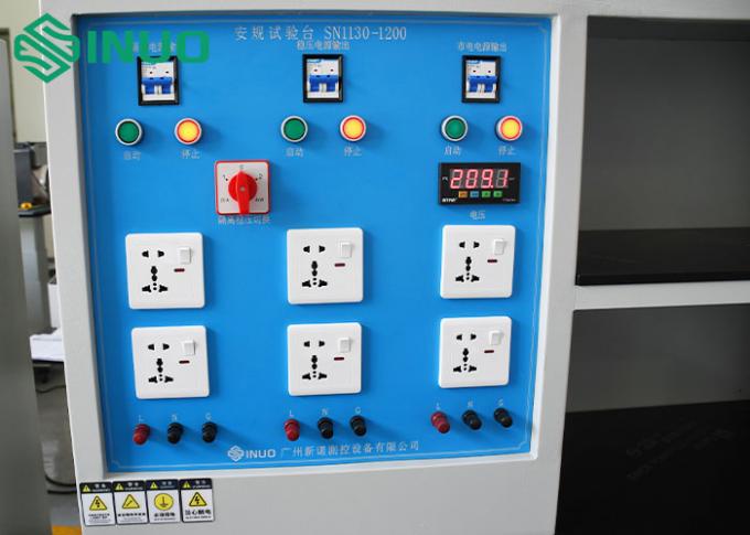 Safety Compliance Test Bench For Conduct Electrical Safety Tests On Electronic Devices 220V 0