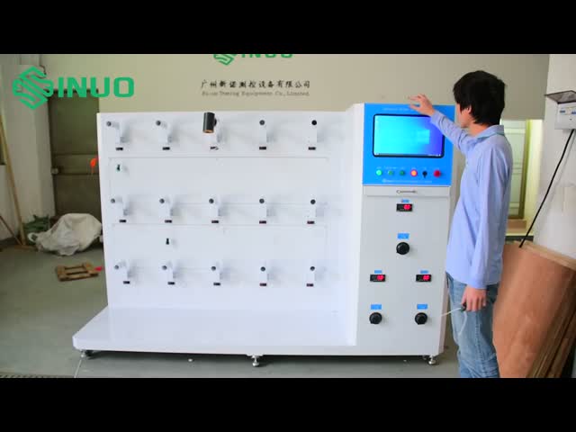IEC 60598-1 Luminaires Thermal Testing Aging Rack For Road Lamp Test ...