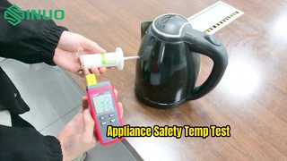 Watch how the IEC 60335 surface temperature probe performs real appliance safety testing