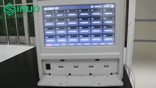 How do laboratories perform accurate temperature rise tests for household appliances?