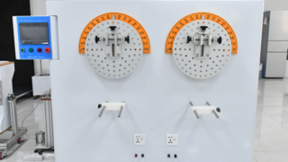 Power Cord Flexibility Test Equipment for Non-Detachable Plugs and Sockets