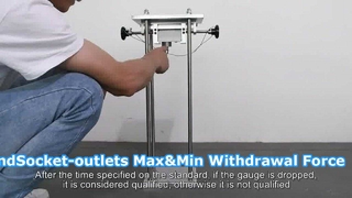 DIN VDE 0620-1 Plugs And Socket-outlets Maximum And Minimum Withdrawal Force Tester