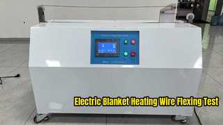 Electric Blanket Heating Wire Flexing Test Apparatus
