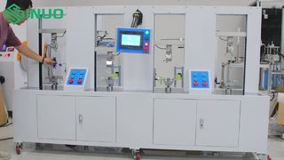 PV Connector Reliability Tester 4-Station UL 6703 Tensile Test System for Solar Connectors
