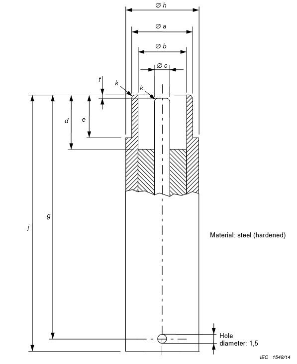 Mechanical Antenna Coax Sockets IEC 60065 Harden Steel Test Plug 0